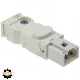 FINDER | 07L.12 | WHITE MALE CONNECTOR