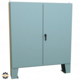 HAMMOND | 1422F12F | N12 DBL DOOR FLOORMOUNT ENCL W/PANEL -