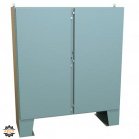 HAMMOND | 1422N4F24F | N4 DBL DOOR FLOORMOUNT ENCL W/PANEL -