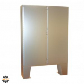 HAMMOND | 1422N4S16B12F | N4X DBL DOOR FLOORMOUNT ENCL W/PAN