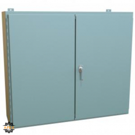 HAMMOND | 1422UV12 | N12 DBL DOOR WALLMOUNT ENCL W/PANEL - 3