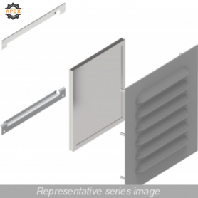 HAMMOND | 1481L3R55GY | TYPE 3R LOUVER KIT 5X5 - STEEL/GRAY