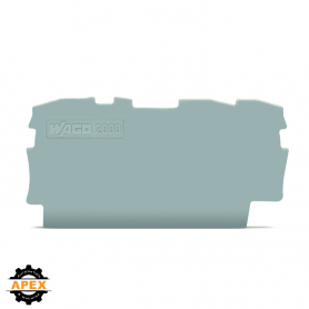 WAGO | 2000-1391 | END AND INTERMEDIATE PLATE; 0.7 MM THICK;