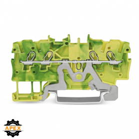 WAGO | 2000-1407 | 4-CONDUCTOR GROUND TERMINAL BLOCK; 1 MM&sup2;;
