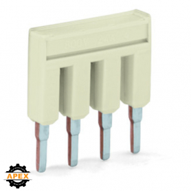WAGO | 2000-410 | PUSH-IN TYPE JUMPER BAR; INSULATED; 10-WAY