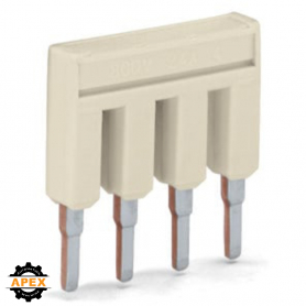 WAGO | 2001-406 | PUSH-IN TYPE JUMPER BAR; INSULATED; 6-WAY;