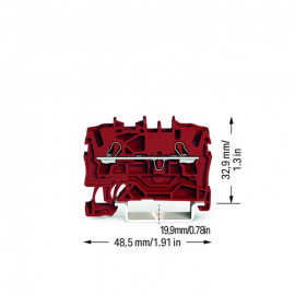 WAGO | 2002-1203 | 2-CONDUCTOR THROUGH TERMINAL BLOCK; 2.5 M