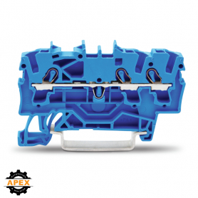 WAGO | 2002-1304 | 3-CONDUCTOR THROUGH TERMINAL BLOCK; 2.5 M