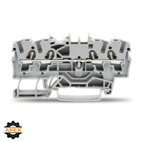 WAGO | 2002-1401 | 4-CONDUCTOR THROUGH TERMINAL BLOCK; 2.5 M