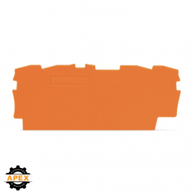 WAGO | 2002-1492 | END AND INTERMEDIATE PLATE; 0.8 MM THICK;