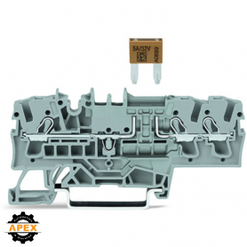 WAGO | 2002-1781 | 3-CONDUCTOR FUSE TERMINAL BLOCK; FOR MINI
