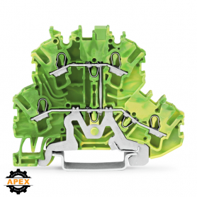 WAGO | 2002-2207 | DOUBLE-DECK TERMINAL BLOCK; 4-CONDUCTOR G