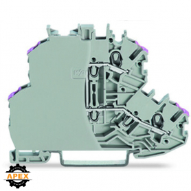 WAGO | 2002-2208/099-000 | DOUBLE-DECK TERMINAL BLOCK; 4-CON