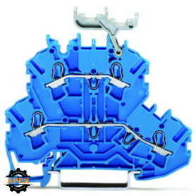 WAGO | 2002-2234 | DOUBLE-DECK TERMINAL BLOCK; THROUGH/THROU