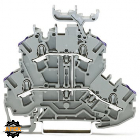 WAGO | 2002-2238 | DOUBLE-DECK TERMINAL BLOCK; 4-CONDUCTOR T