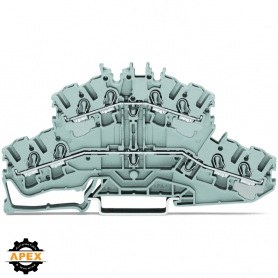 WAGO | 2002-2401 | 4-CONDUCTOR DOUBLE DECK TERMINAL BLOCK; T
