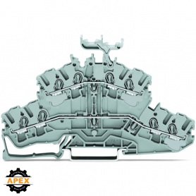 WAGO | 2002-2431 | 4-CONDUCTOR DOUBLE DECK TERMINAL BLOCK; T
