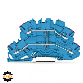 WAGO | 2002-2609 | DOUBLE-DECK TERMINAL BLOCK; 4-CONDUCTOR T