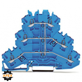 WAGO | 2002-3209 | TRIPLE-DECK TERMINAL BLOCK; 6-CONDUCTOR T