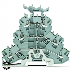 WAGO | 2002-3257 | TRIPLE-DECK TERMINAL BLOCK; GROUND CONDUC
