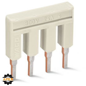WAGO | 2002-407 | PUSH-IN TYPE JUMPER BAR; INSULATED; 7-WAY;
