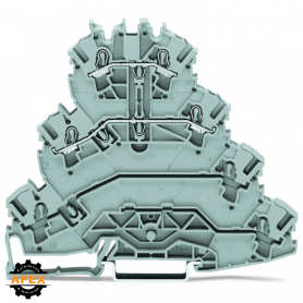 WAGO | 2002-4111 | QUADRUPLE-DECK RAIL-MOUNTED TERMINAL BLOC