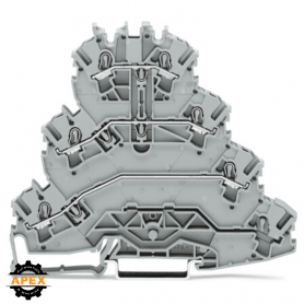 WAGO | 2002-4131 | QUADRUPLE-DECK RAIL-MOUNTED TERMINAL BLOC
