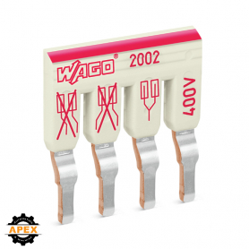 WAGO | 2002-474 | STAGGERED JUMPER; INSULATED; 4-WAY; NOMINA