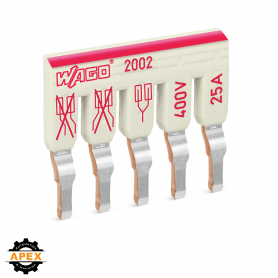 WAGO | 2002-475 | STAGGERED JUMPER; INSULATED; 5-WAY; NOMINA