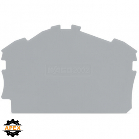 WAGO | 2002-6391 | END AND INTERMEDIATE PLATE; 0.8 MM THICK;