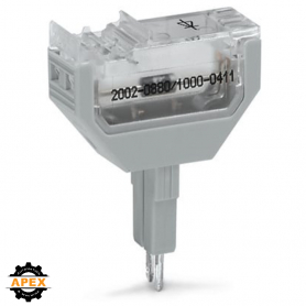 WAGO | 2002-880/1000-411 | COMPONENT PLUG; 2-POLE; WITH DIOD