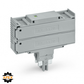 WAGO | 2003-911/1000-923 | DOUBLE FUSE PLUG; FOR 5 X 20 MM M