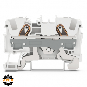WAGO | 2006-1208 | 2-CONDUCTOR SHIELD TERMINAL BLOCK; 6 MM&sup2;;