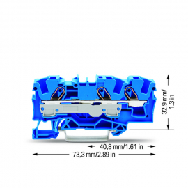 WAGO | 2006-1304 | 3-CONDUCTOR THROUGH TERMINAL BLOCK; 6 MM&sup2;