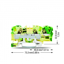 WAGO | 2006-1307 | 3-CONDUCTOR GROUND TERMINAL BLOCK; 6 MM&sup2;;
