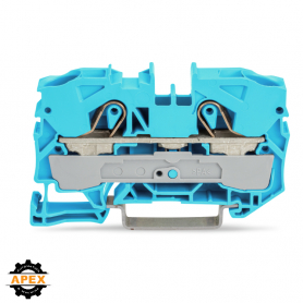 WAGO | 2010-1204 | 2-CONDUCTOR THROUGH TERMINAL BLOCK; 10 MM