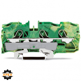 WAGO | 2010-1307 | 3-CONDUCTOR GROUND TERMINAL BLOCK; 10 MM&sup2;