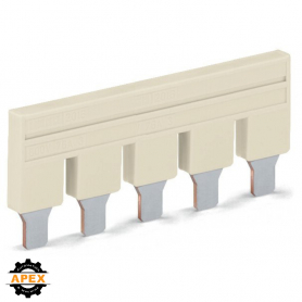 WAGO | 2016-405 | PUSH-IN TYPE JUMPER BAR; INSULATED; 5-WAY;