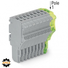 WAGO | 2020-110/000-036 | 1-CONDUCTOR FEMALE PLUG; 1.5 MM&sup2;;