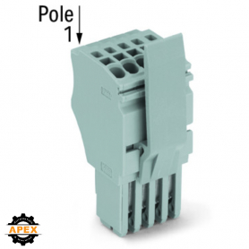 WAGO | 2020-111/125-000 | 1-CONDUCTOR FEMALE PLUG; LOCKING L