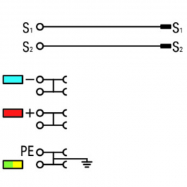 WAGO | 2020-5417 | 4-CONDUCTOR SENSOR TERMINAL BLOCK; FOR PN