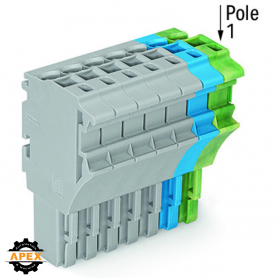 WAGO | 2022-108/000-038 | 1-CONDUCTOR FEMALE PLUG; 2.5 MM&sup2;;