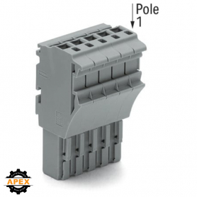 WAGO | 2022-109/000-012 | 1-CONDUCTOR FEMALE PLUG; 2.5 MM&sup2;;