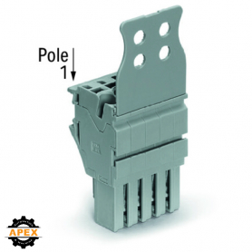 WAGO | 2022-110/135-000 | 1-CONDUCTOR FEMALE PLUG; STRAIN RE