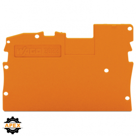 WAGO | 2022-1292 | END AND INTERMEDIATE PLATE; 1 MM THICK; O
