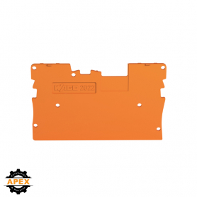 WAGO | 2022-1692 | END PLATE; 1 MM THICK; ORANGE