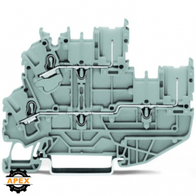 WAGO | 2022-2202 | 1-CONDUCTOR/1-PIN DOUBLE DECK RECEPTACLE