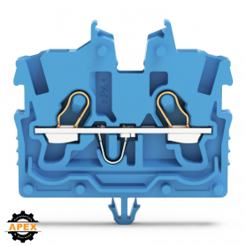 WAGO | 2050-314 | 2-CONDUCTOR MINIATURE THROUGH TB WITH OPER