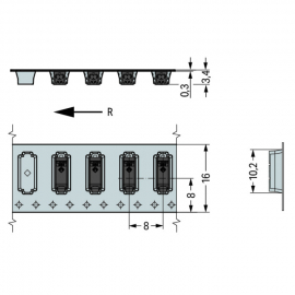 WAGO | 2059-321/998-403 | SMD PCB TERMINAL BLOCK; 0.5 MM&sup2;; P