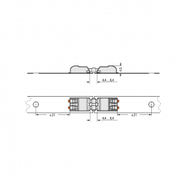 WAGO | 2060-954/028-000 | BOARD-TO-BOARD LINK; PIN SPACING 4